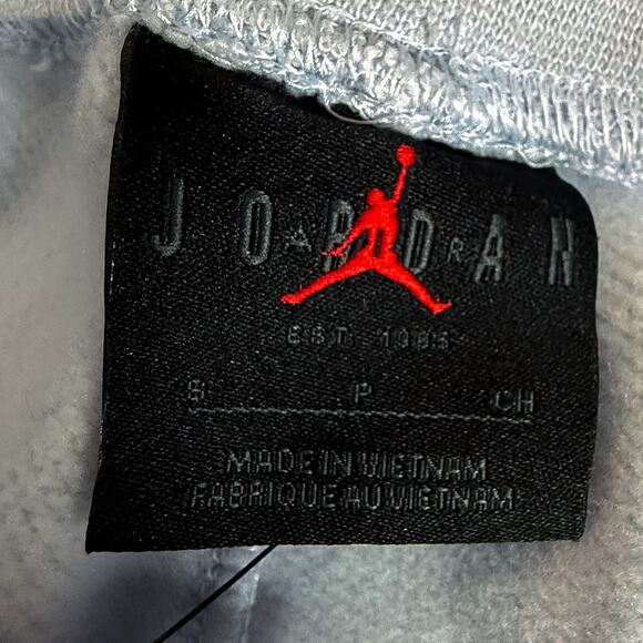 NWT Jordan Flight Womens Small Joggers Sweatpants Light Grey Jumpman Logo - Picture 3 of 10